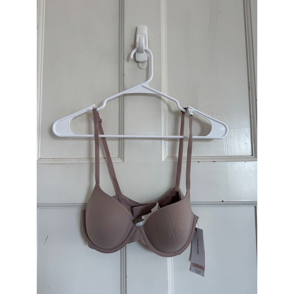 NWT Calvin Klein taupe lightly lined full coverage bra size 32C
